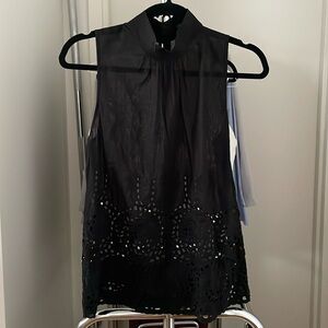 Theory cotton sleeveless top